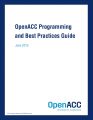 Icon of OpenACC Programming And Best Practices Guide