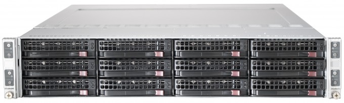 Microway 2U Twin Server chassis with 3.5 inch drive bays