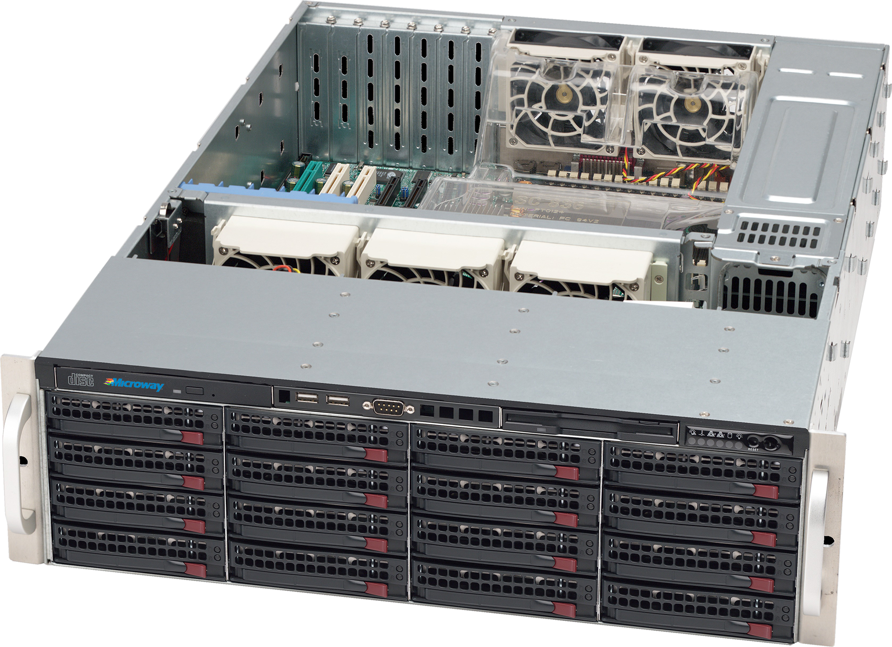 3U AMD EPYC + Storage Server Microway Navion 3U