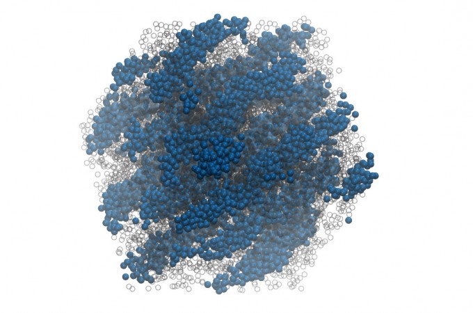 VMD visualization of micellar crystals