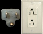 Picture of NEMA 5-15 Electrical Outlet Domestic AC USA