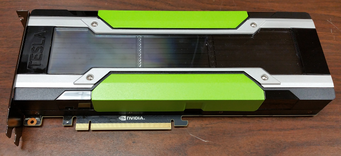 Photo of the NVIDIA Tesla M40 24GB GPU Accelerator bottom edge