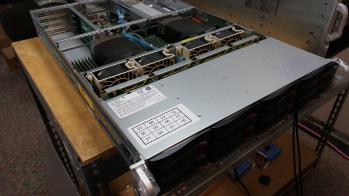 Photo of the Supermicro SYS-6028U-TR4 2U server