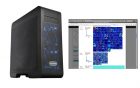 Photo of Microway WhisperStation with a screenshot of NVIDIA DIGITS